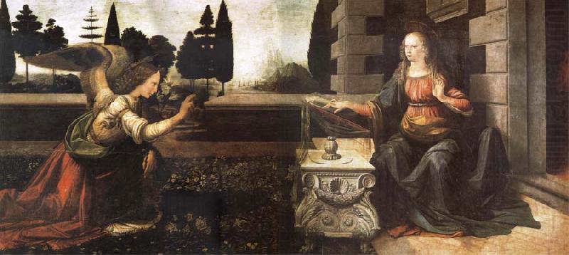 LEONARDO da Vinci The Anunciacion china oil painting image